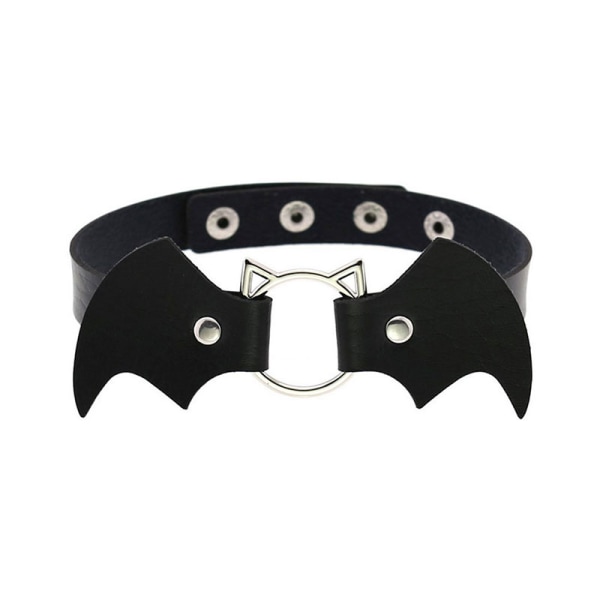 Punk kreativ fladdermus vampyr läder krage halsband trend Hallowe