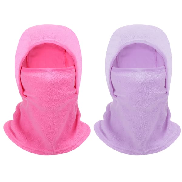 2-pack Balaclava för barn, vindtät skidmask, vintermössa, halsvärmare Multicolor 1