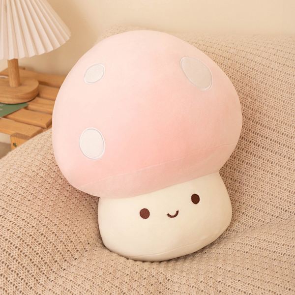 10cm Sienipehmolelut e Mushroom Pehmot täytetyt s Pink Hight 10CM