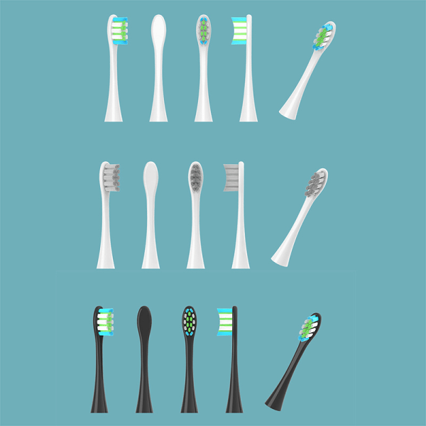 10 stk elektriske tannbørstehoder for Oclean Gray