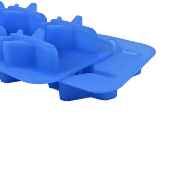 1 st silikon 3D flygplansformad form Blue