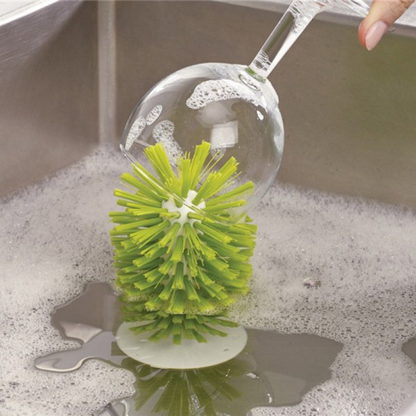 Vask Vannflaske Rengjøringsbørste Glasskopper Begerkrus Rengjøringsmiddel Green