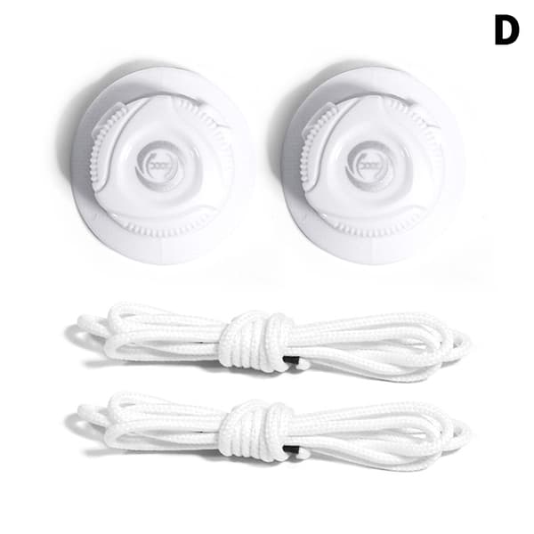 1 Par Sneaker Shoe Laces Elastisk No Tie Skolisser D