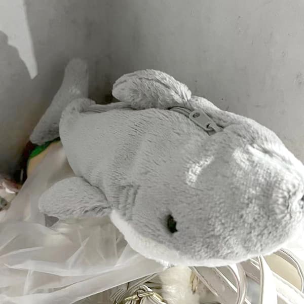 Plush Haj Pennafodral Skolmaterial Förvaring Pennväska