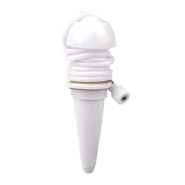 4x keramiske selvvandende pigge Automatisk s drypvanding White 1.5M