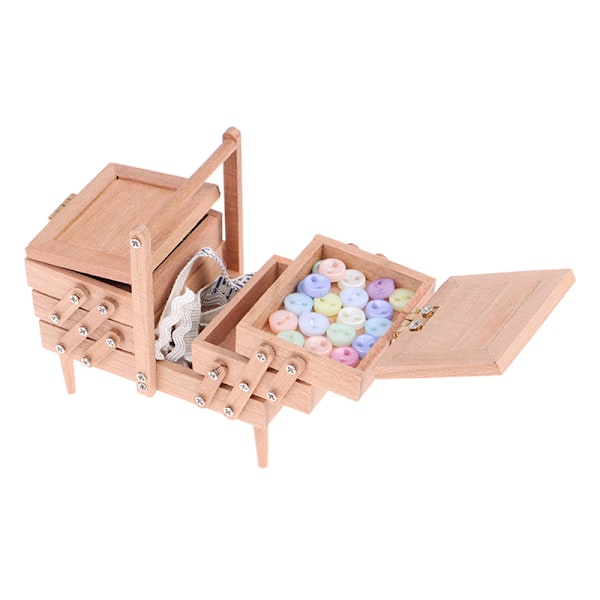 1Set 1:12 Dockhus sylåda Set Skräddarsydd dekor