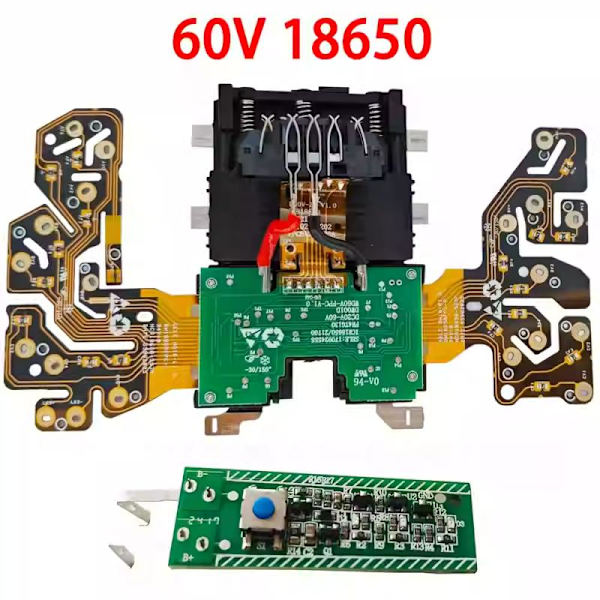 1 Set 18650 21700 Litiumbatteri Skyddskort För Dewalt 6 A2