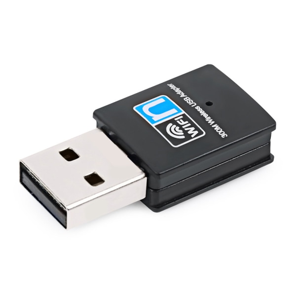 300 Mbps Mini trådløs USB Wifi-adapter for stasjonære bærbare datamaskiner Blue