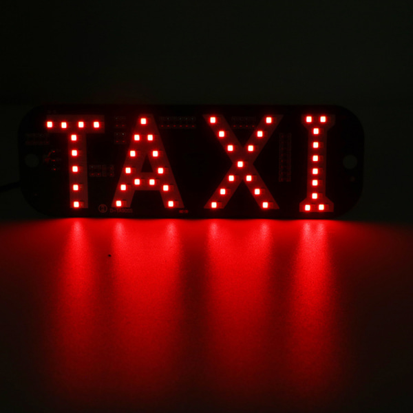 12V LED Bil Taxi Cab Indikator Energi Vindskylt Lampa Red