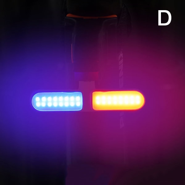 Cykelbaklykta Multi Lighting Modes Led Cykelljus D