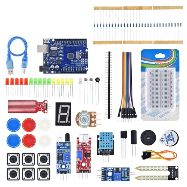 UNO R3 Basic Starter Kit för Arduino Sensor Learning Kit