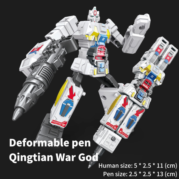 Transformer Toy Pen muotoutuva kynärobotti muodonmuutoslahjat A4