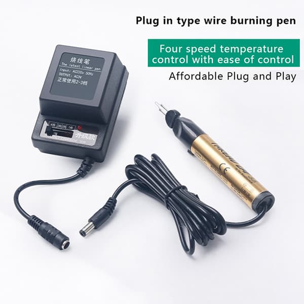 Burning Line Pen Trim Bränn och smält tråd svetskrita Silver