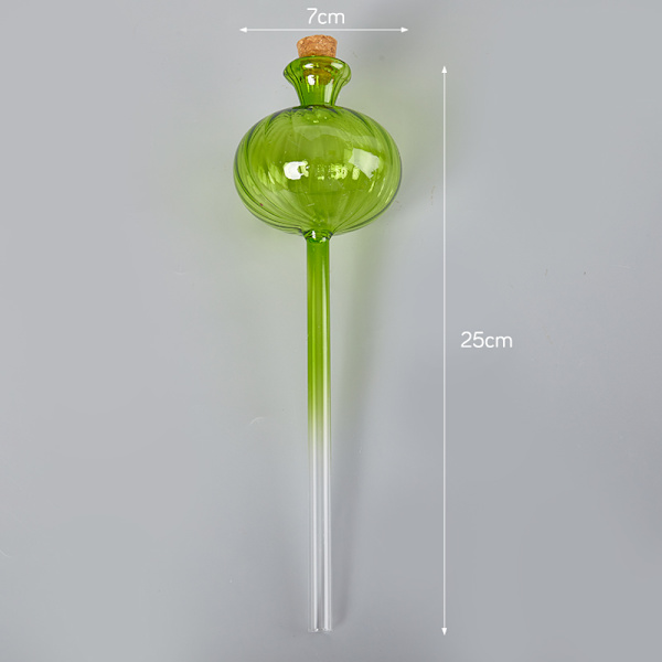 Flerfärgat transparent glas självbevattningsenhet A2