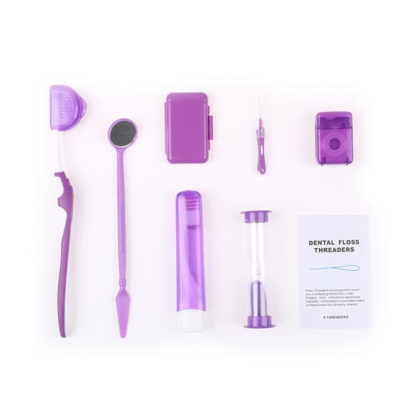 Oral Vård Dental Ortodontiska Kit Blekningsverktyg Set Interden Blue