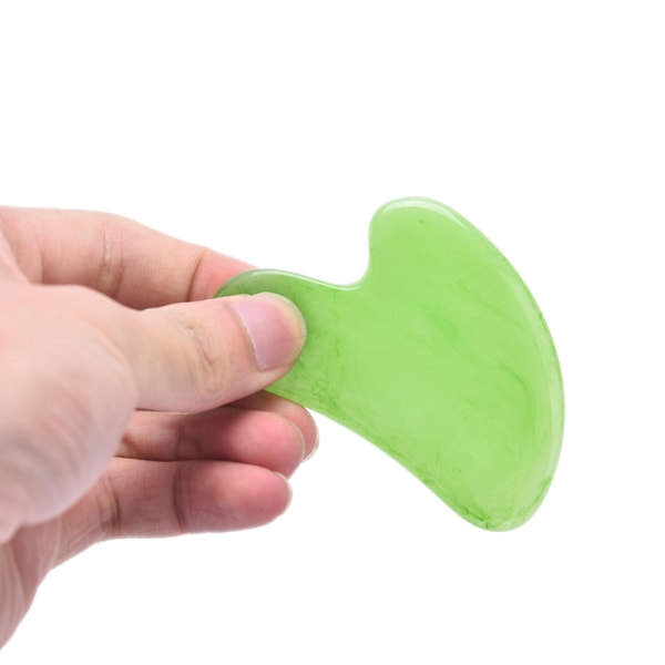 Naturlig Gua Sha Scraper Board Massage Ansikte Nacke Hudlyft A