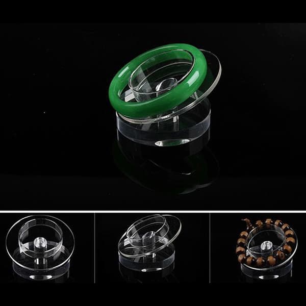 Klar smykker Armbånd Display Holder Bangle Organizer Rack BH A