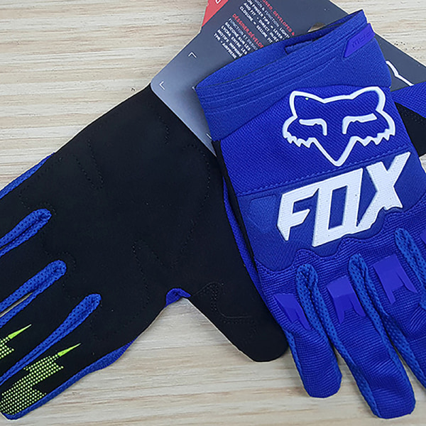 Smart Gloves Motocross MX BMX Dirt Bike Motorsykkelhansker blue L