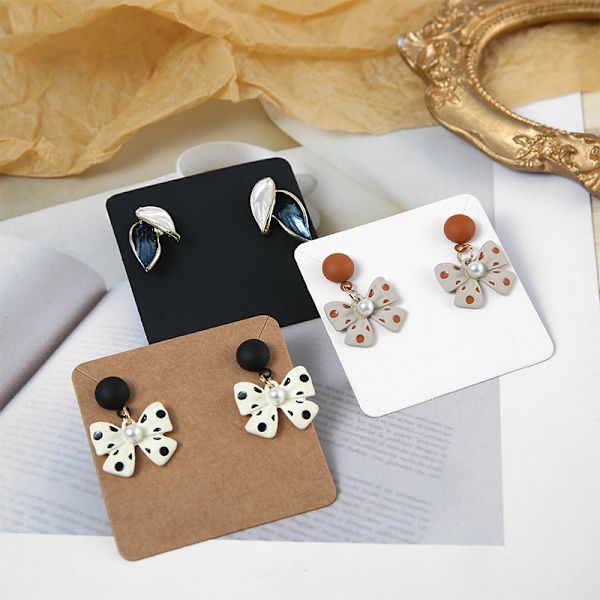 100 st/Pack Smycken Display Kort Halsband Förpackningskort C