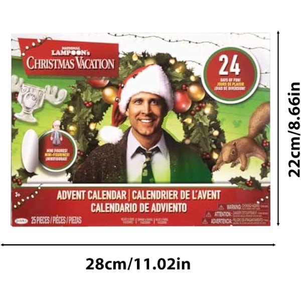 Julkalender med 24 Gåvor - Julaccessoarer