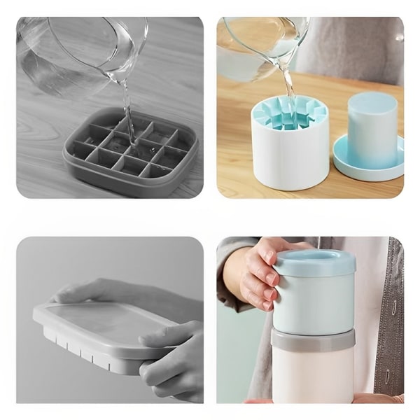 Ice Bucket Cup Form til fremstilling af isterninger Yellow