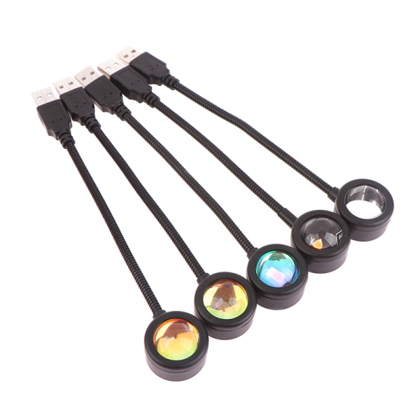 1 kpl auringonlaskulamppu LED- USB yövaloseinävalo Multicolor