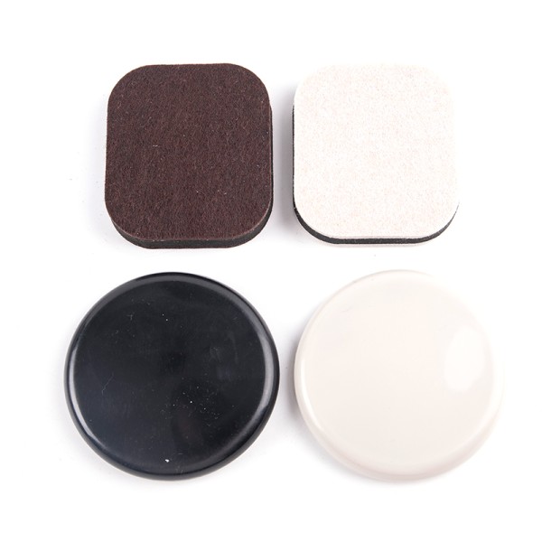 5 kpl Toimistotuolien pyörän pysäytinhuonekalut pyöräkupit square bean color