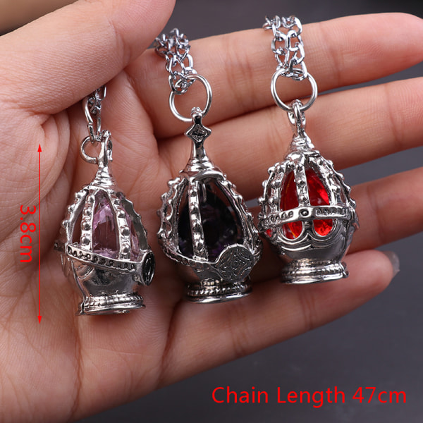 2kpl/ set Gem kaulakoru riipus set Gift Party Prop Red