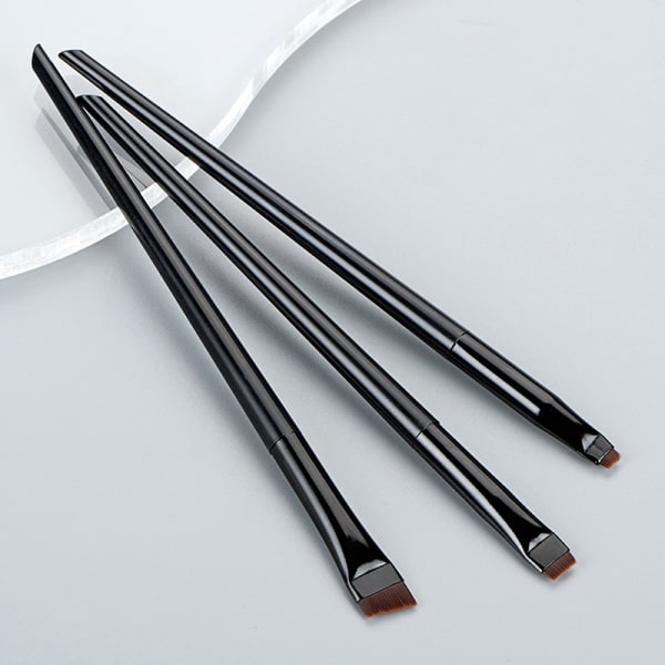 3 kpl Meikkisivellin Eye Brow Eyeliner Eyebrow Pencil Pen Black