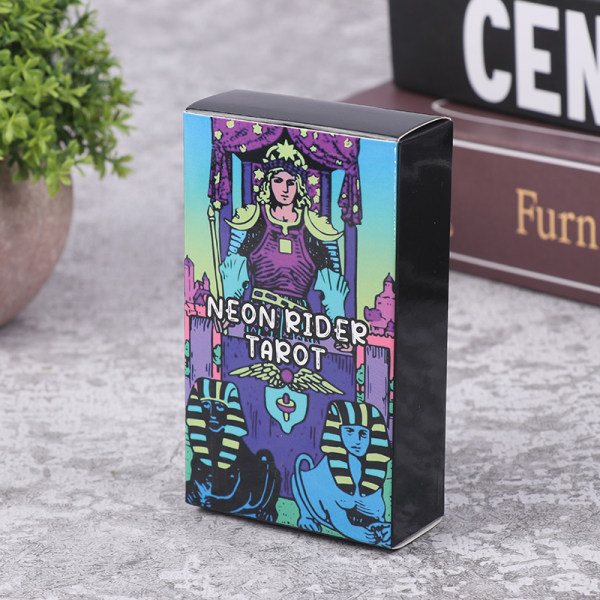 Neon Rider Tarot Card Prophecy Divination Deck Game Fate Card