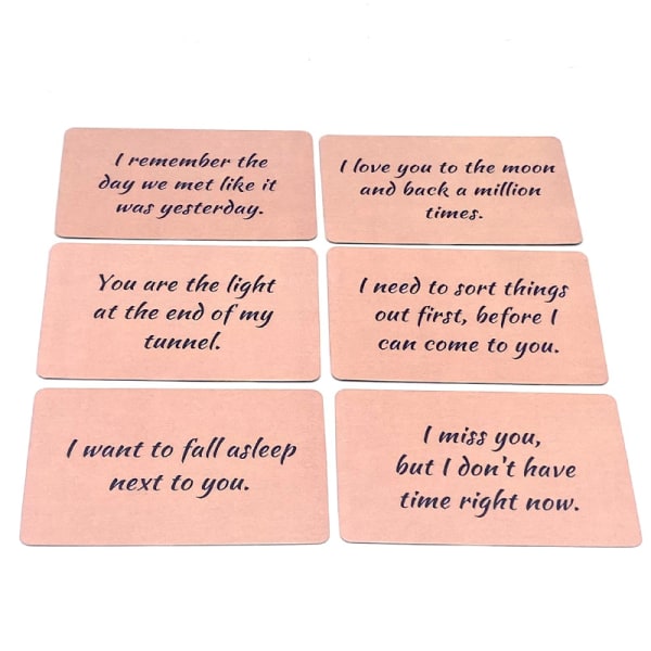 1 Box Twin Flame Love Notes Oracle Tarot -kortit Viestikortit
