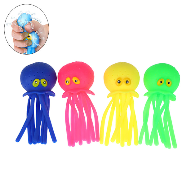 Octopus Vandbold Pinch Joy Børnebadelegetøj Vandlegetøj Yellow