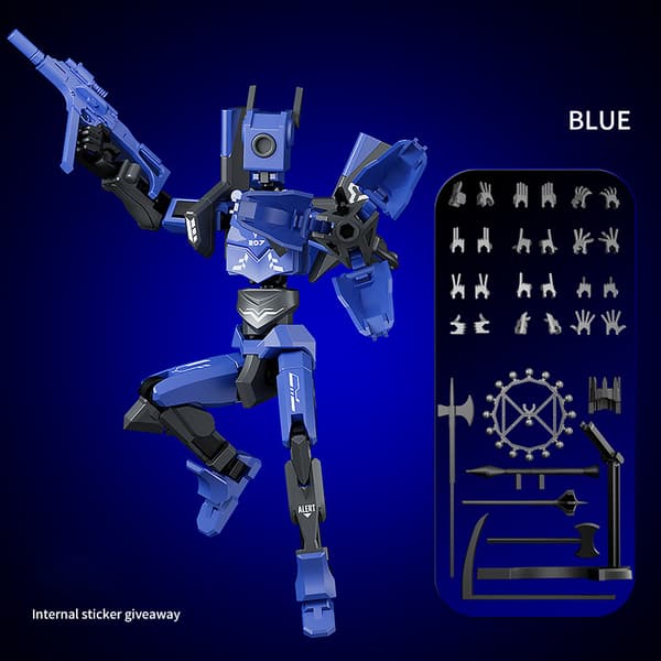 Mech T13 Actionfigur Titan 13 Actionfigur Dummy Lucky 13 Ac A7