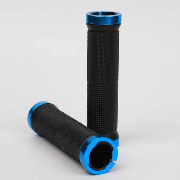 Gummi MTB Bike Grips Sykkelhåndtak Grip Anti-skli ermer Blue