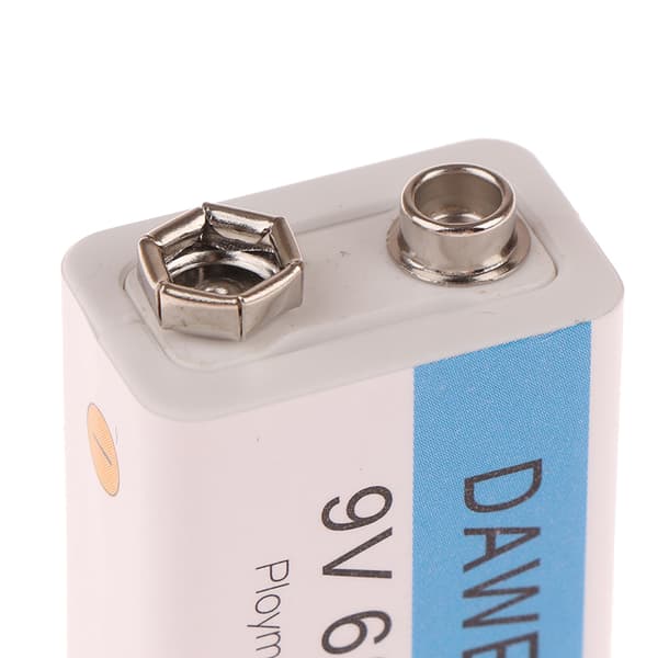 9V 6800mAh Li-ion Genopladeligt Batteri M USB Opladerkabel Til one size