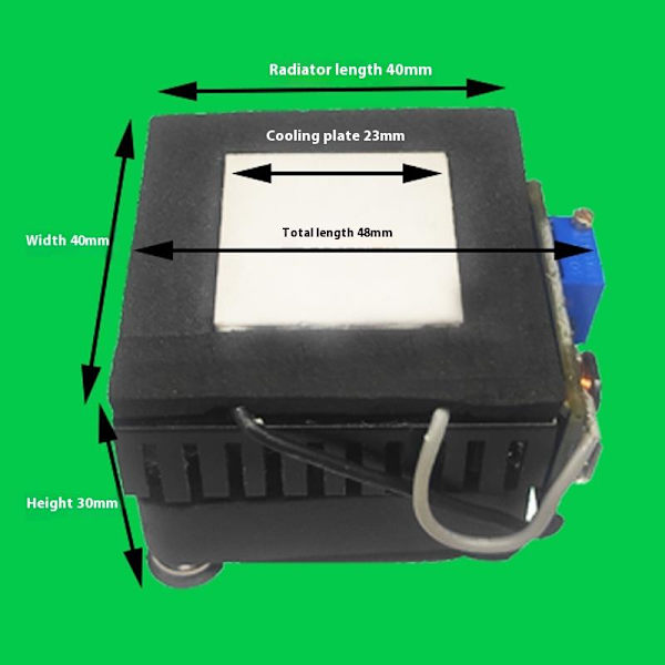 1 Sett SR-01 5V DIY Termoelektrisk Kjøler Peltier Elemente Modul One Size