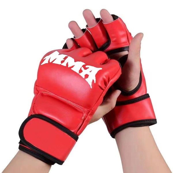 Sanda Boxing Fighting Träningshandskar Bär fitness red MMA