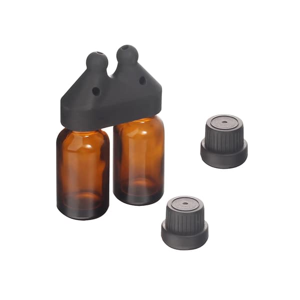Läckagesäker Aroma Eterisk Oljeinhalator Dubbel Botten Eterisk double bottle