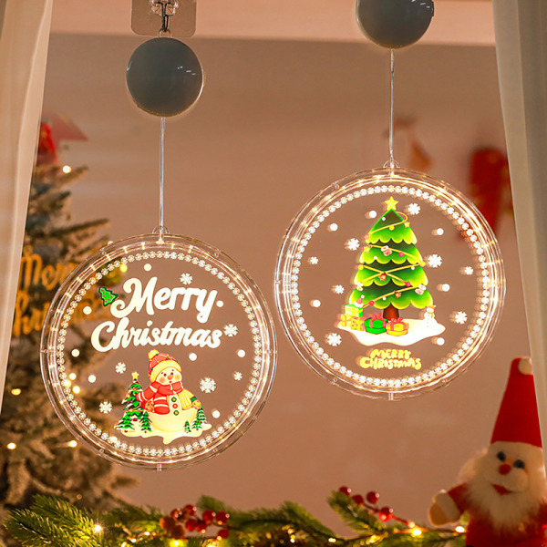 Jouluvalaisin Ikkuna Riippuva Valaisin Joulun koristelamppu D