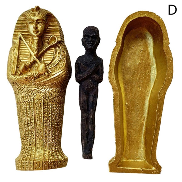 Forntida egyptier med mumiefigurinharts hantverksdekor D