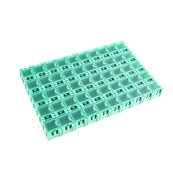 50 kpl/ set elektroniikkakomponenttisäiliön minisäilytyslaatikot Green