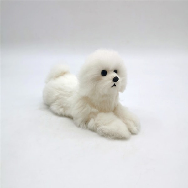 e Plysch Dog Doll Simulering Hund Gosedjur Leksaker C