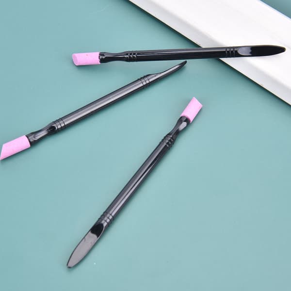 1 STK Nail Art Quartz Pusher Tool Manicure Stone Polish Stick Gr