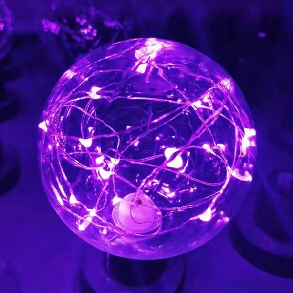 LED Edison String Light Bulb Färgglad RGB-belysning warm light