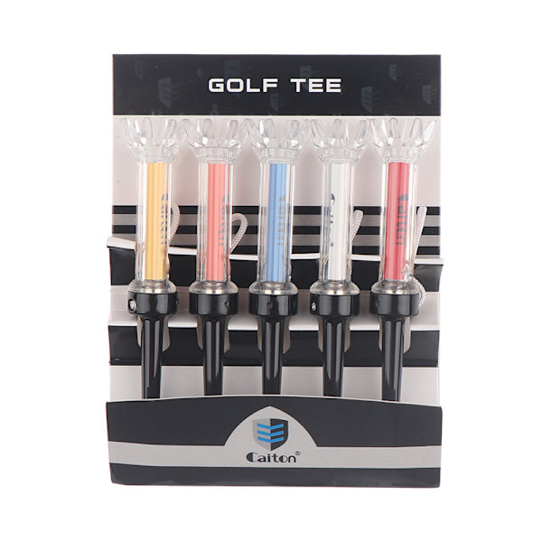 5kpl 360 Rotation Golf Tees 90mm T-golfpalloteline