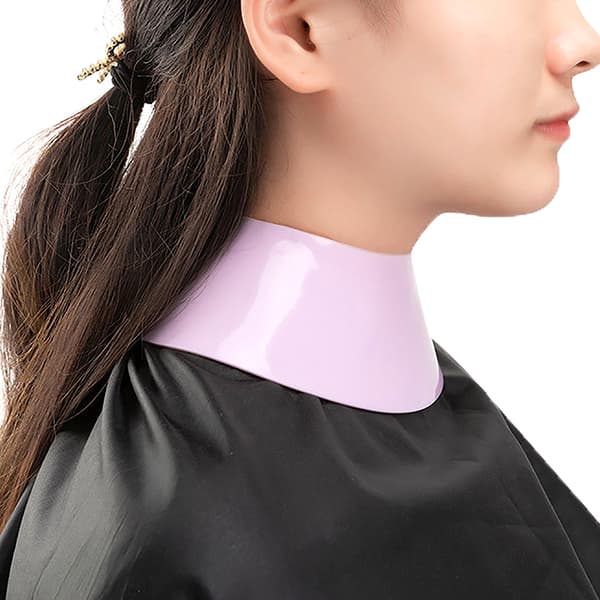 Silikon Neck Protector Skjerf Hår Wrap Salon sjal Pink