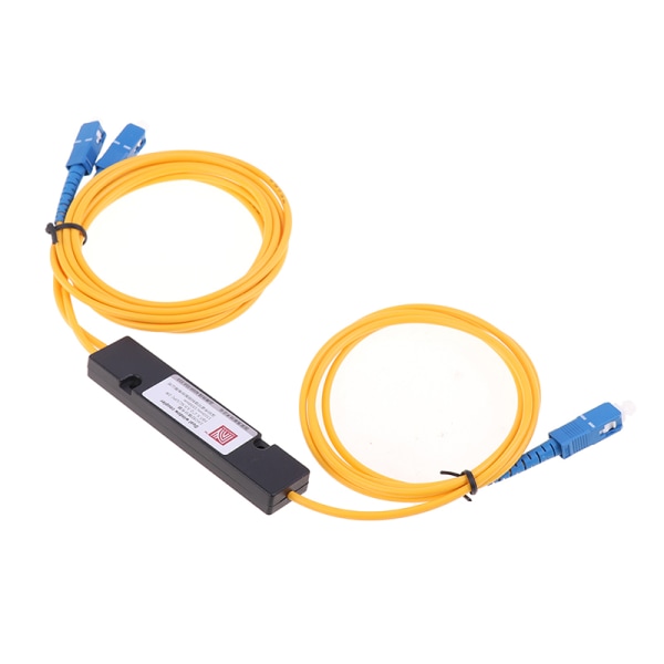 Fiberoptisk kobling PLC upc splitter med SC/UPC stik 8*9*2cm