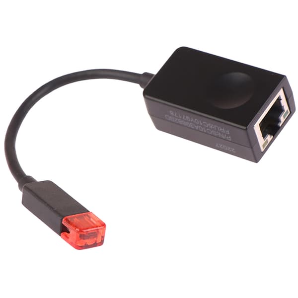 Original för ThinkPad X1 Carbon Ethernet-förlängningskabeladapter Black