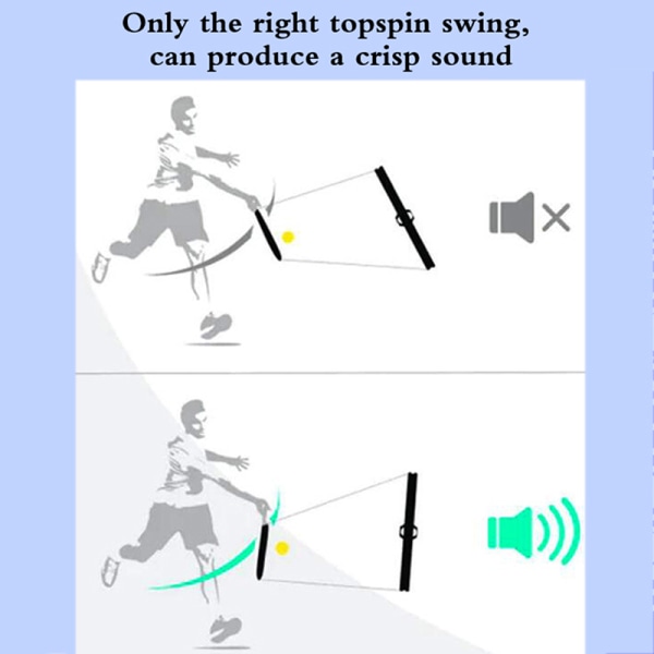 Tennis Topspin Whistle Tennis Hitting Trainer