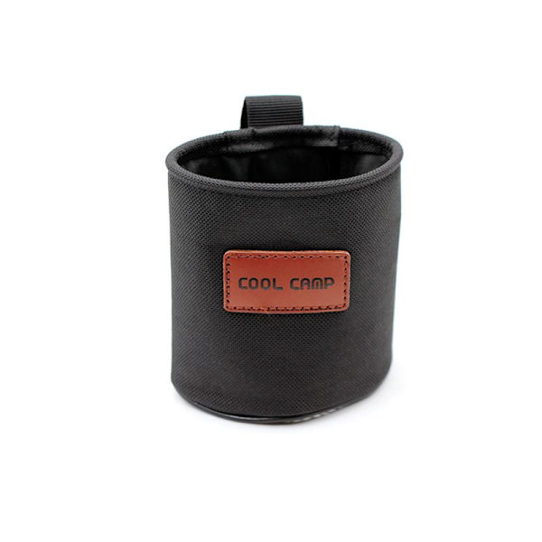 Outdoor Camping Kopholder Stol Stand Support Fiskestol Black